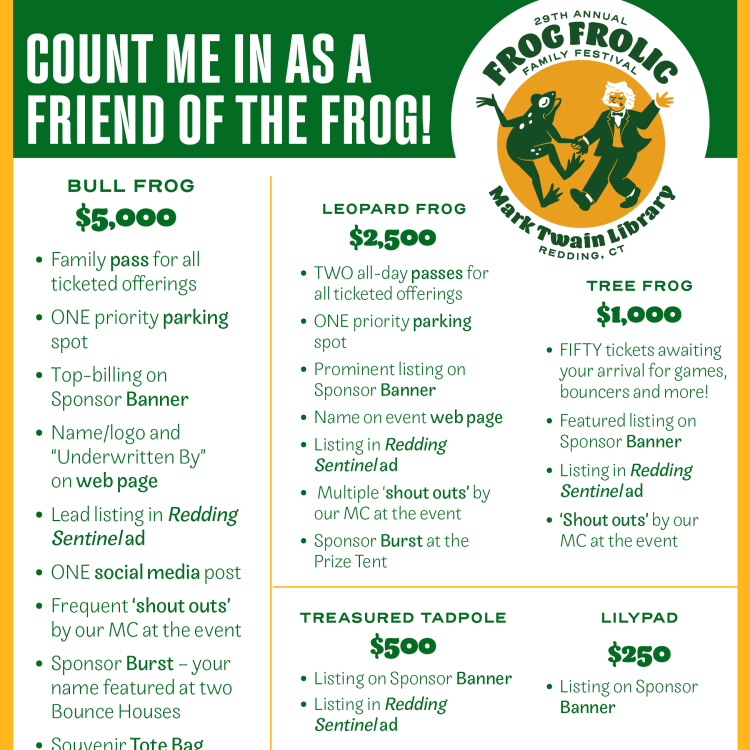2026_Frolic Sponsor Form_WebPageMenu